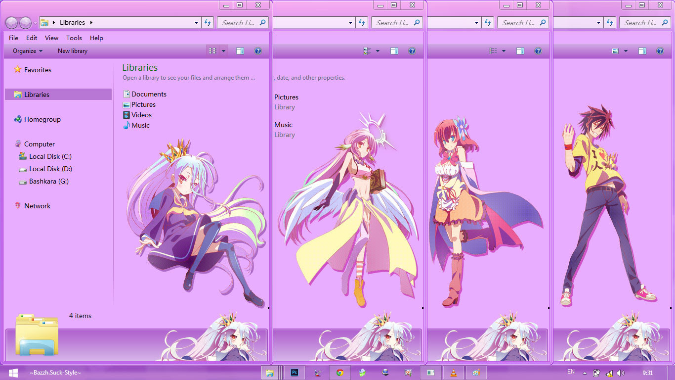 Theme Win 7 No Game No Life Image 3 - Suck-Style