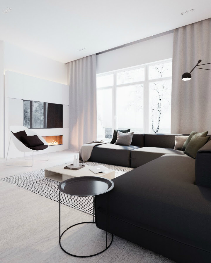  Minimalist  Black and White Interior  Decoholic
