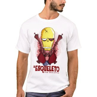 El Esqueleto: The Skeleton T-Shirt shirt