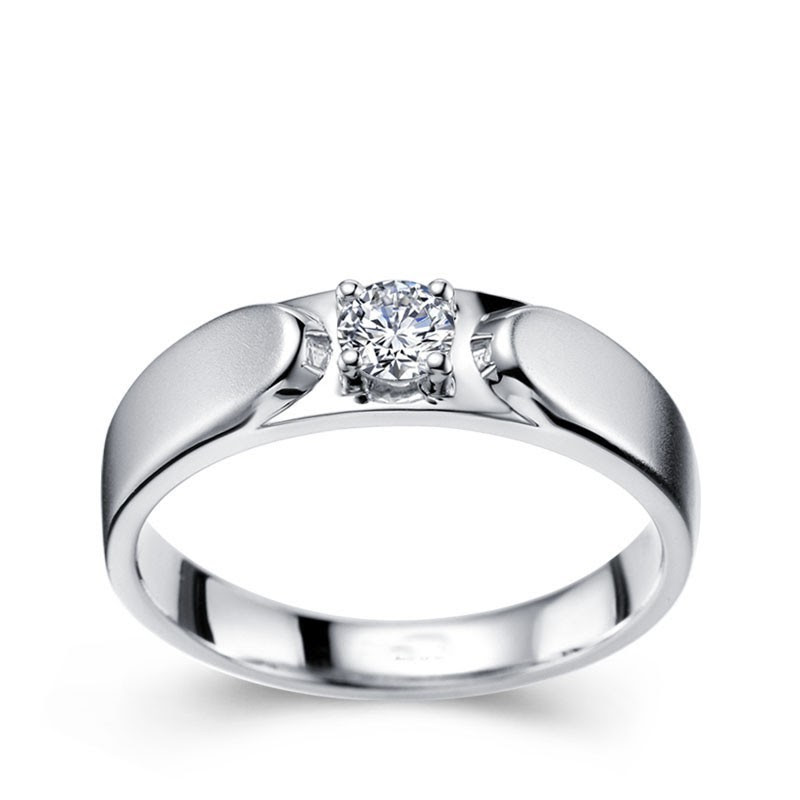 Wedding rings white gold diamond