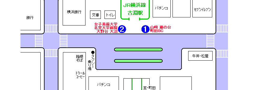 古淵駅 神奈中バス時刻表 パストラル