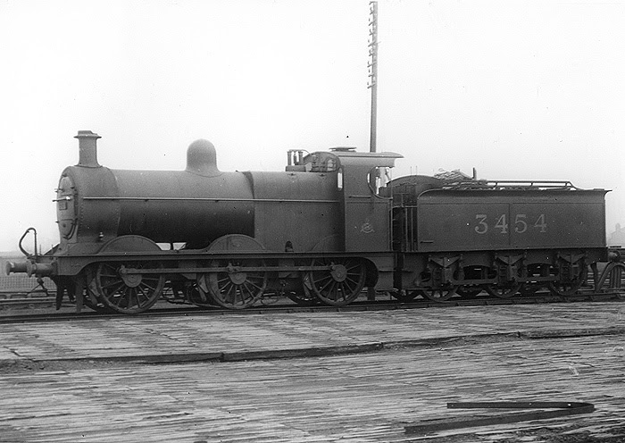 bournville shed - midland railway 3f 0-6-0 no 3454 was
