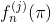 [;f_n^{(j)}(\pi);]