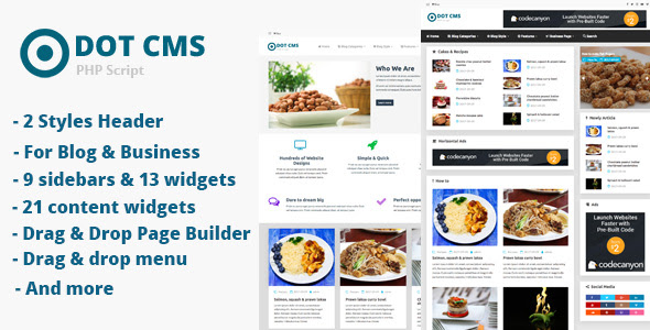 DOT Micro CMS v1.0.1 - PHP Script 