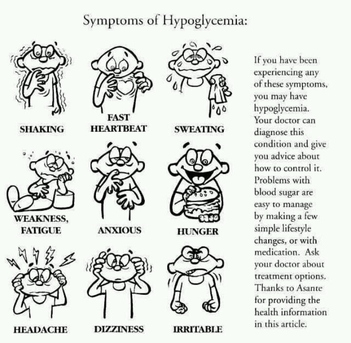 Hypoglycemia symptoms | Nursing | Pinterest