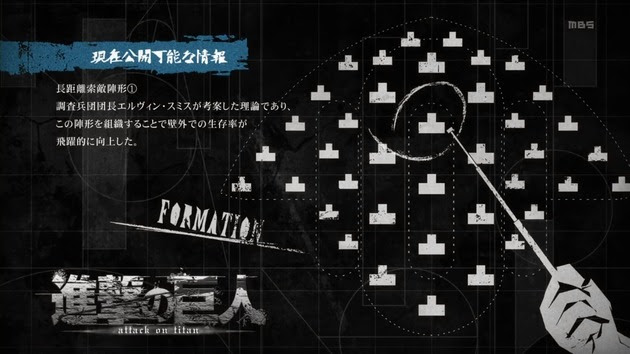 進撃の巨人の長距離索敵陣形ってｗｗｗｗ 進撃のアニメ兵団