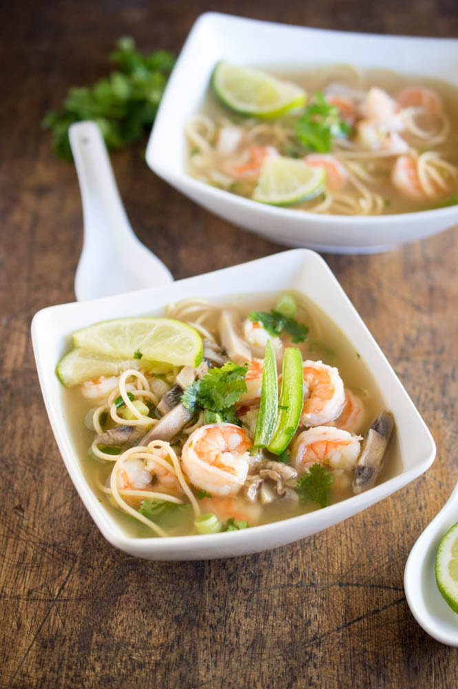 Spicy Shrimp Pho