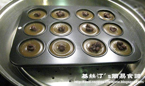 缽仔糕 Steamed Rice Cup Cake with Red Bean02