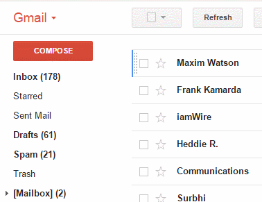 Sort Gmail by Subject, Size, Labels and Sender