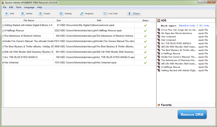 Remove Drm Ebooks