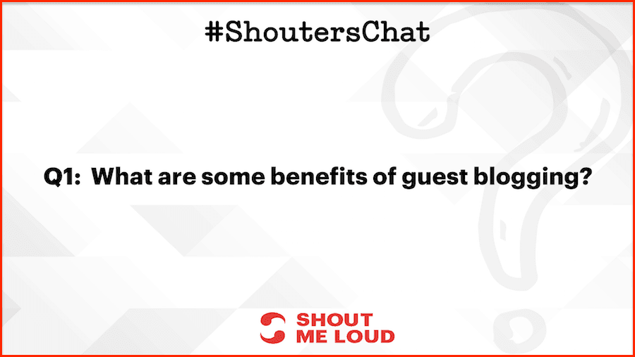 What are some benefits of guest blogging