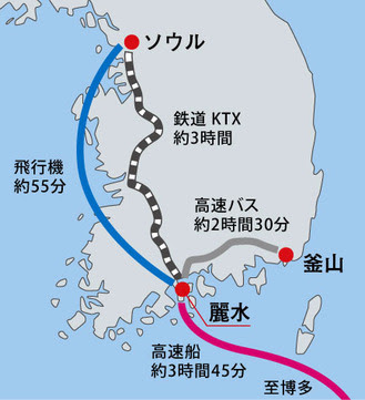 麗水地図