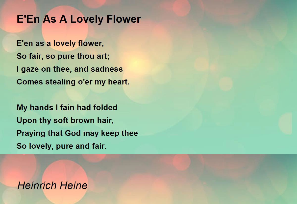 Flower poem