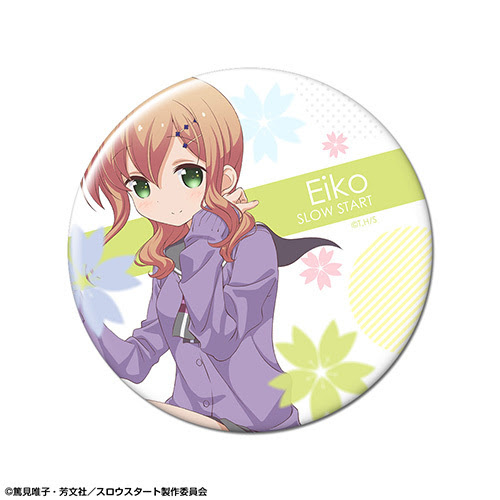 Cdjapan Slow Start Can Badge Design 03 Eiko Tokura Collectible