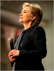 Hillary in defeat