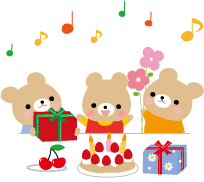 誕生日 バースデー お祝い イラスト 無料素材