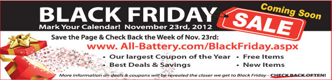 All-Battery Black Friday Deals