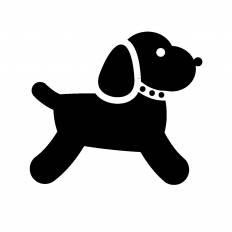 動物の壁紙 心に強く訴える犬 シルエット イラスト 無料