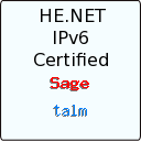 IPv6 Certification Badge for talm