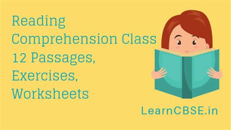 Dogs live 5 to 13 years, but some dogs live much longer. reading comprehension class 12 passages exercises worksheets learn cbse