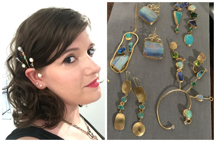 I love these fabulous opal and gemstone pieces by Katey Walker.