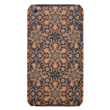 Colorful abstract ethnic floral mandala pattern barely there iPod cover