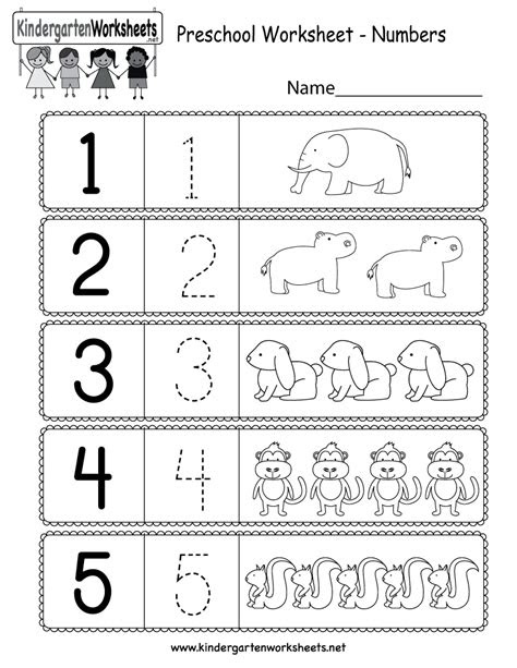 this is a preschool numbers worksheet kids can learn how to write