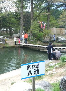釣り堀 長野県駒ケ根市 レジャーの際の釣り堀 バーベキューは黒川水産へ