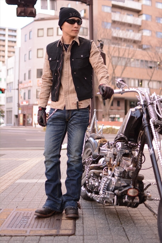 Skull Flight 春先バイカーコーディネート Realdeal Blog