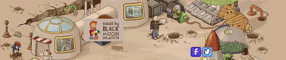 blackmoondev.com WordPress Header Designs