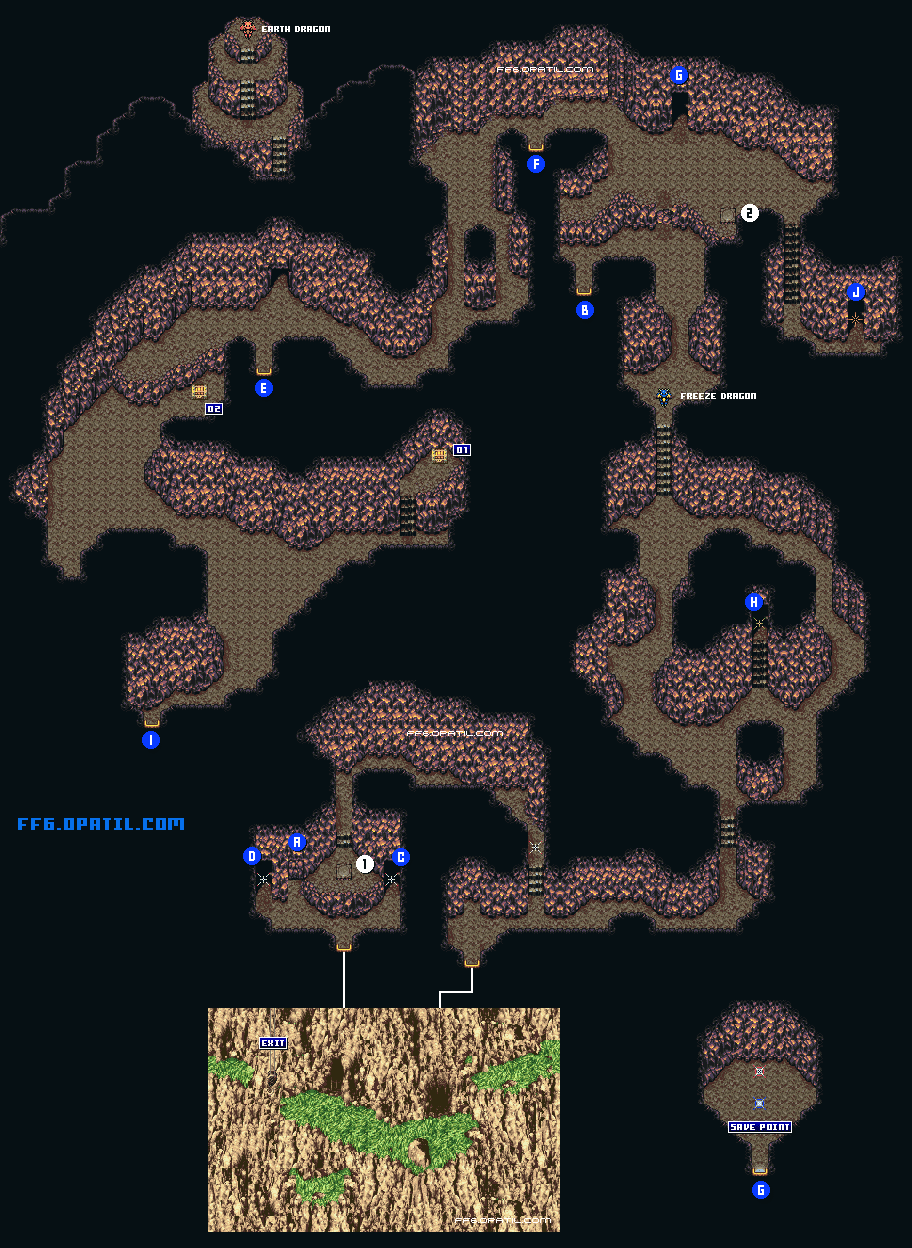 Ff6シナリオ攻略 竜の巣 全マップ完備 ファイナルファンタジー 6 Final Fantasy Vi 攻略