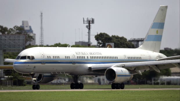 El avión presidencial Tango 01