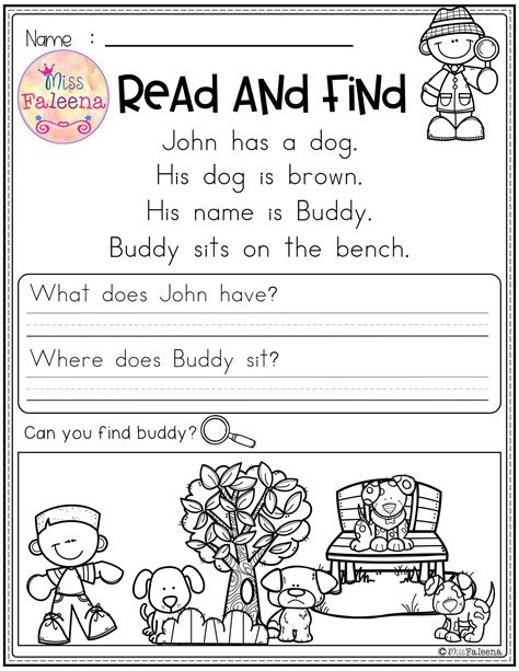 Interactive worksheets bring printable worksheets to life! free reading comprehension read and find reading comprehension