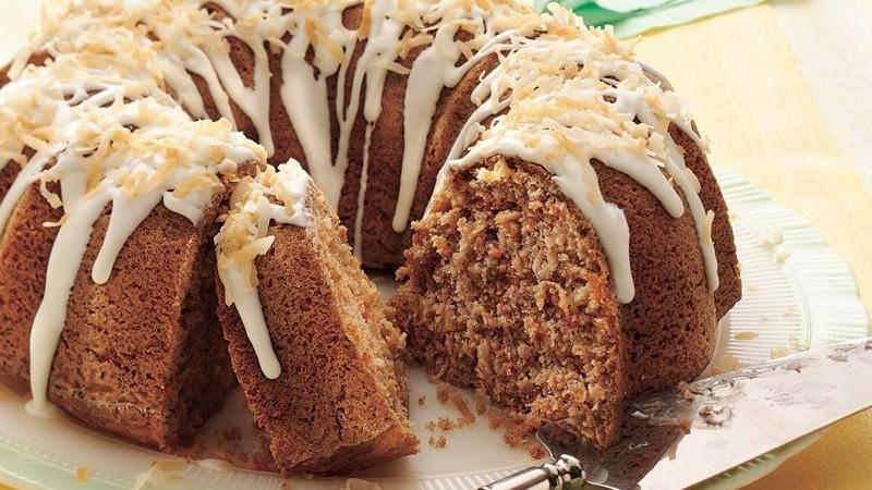 Coconut-Carrot Cake recipe from Betty Crocker