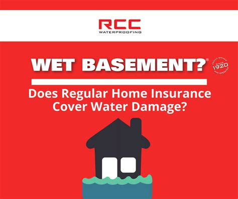 regular home insurance cover water damage rcc