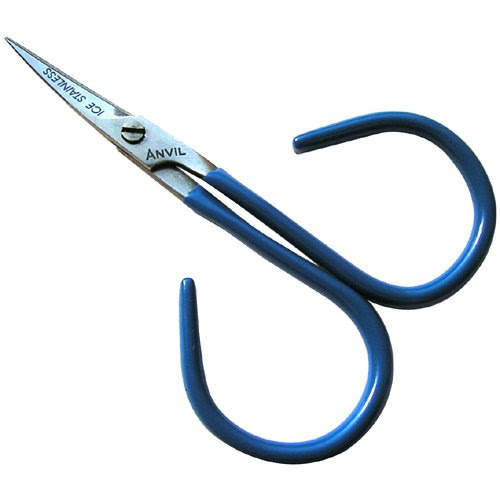Anvil Ice Tempered Scissors Model: Midge, Straight (50-A)
