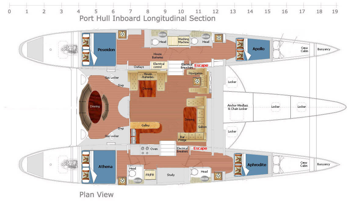 Steel hull catamaran plans | boat plans self project