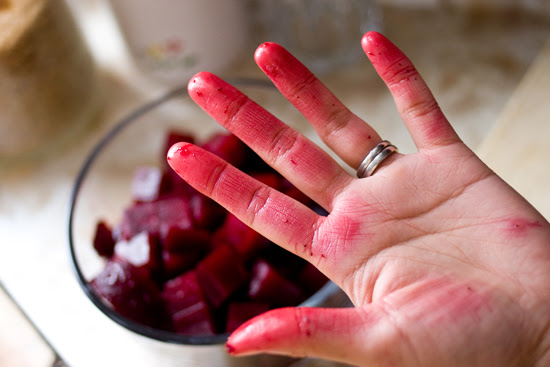 a red hand