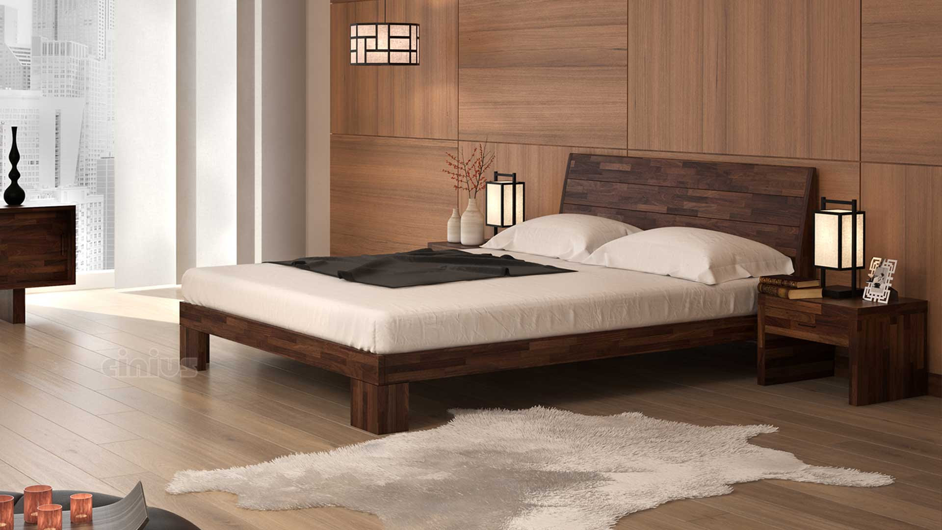 Letto Aurora di Cinius: in legno massello, anche con ...
