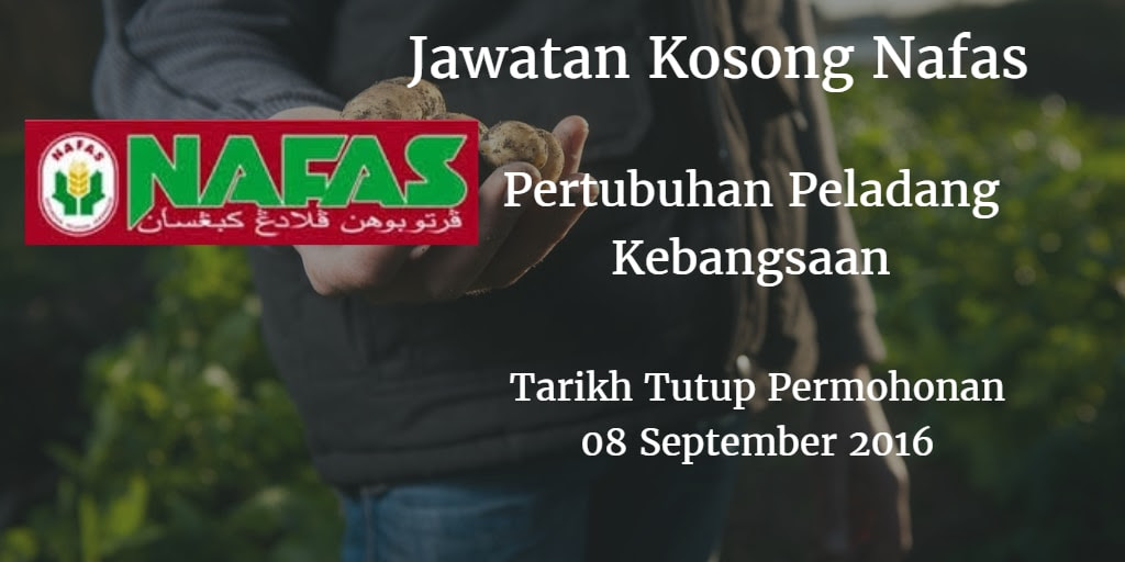 Jawatan Kosong Nafas 08 September 2016
