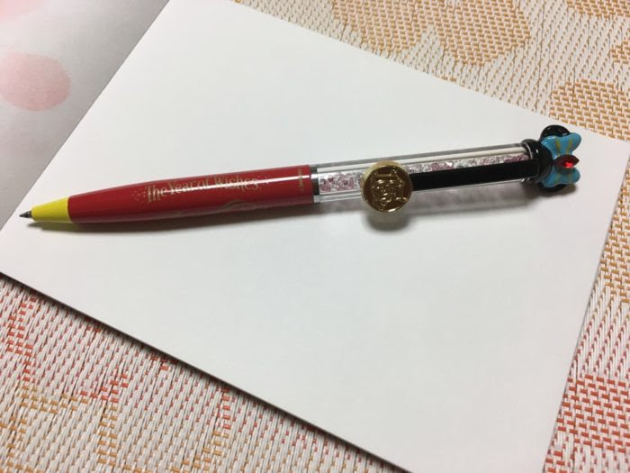 ディズニーの名入れボールペンをジェットストリームに 手書きスト