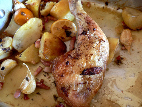 poulet aux agrumes et  pommes de terre.jpg