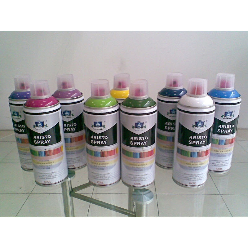 Non Toxic Eco Friendly Artist Aerosol Spray Paint For Wood Plastic Metal Surface