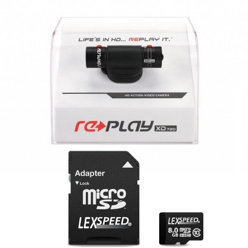Replay XD720 Full 720p High Definition Wearable Action Video Camera Complete System + 8GB MicroSD On Sale