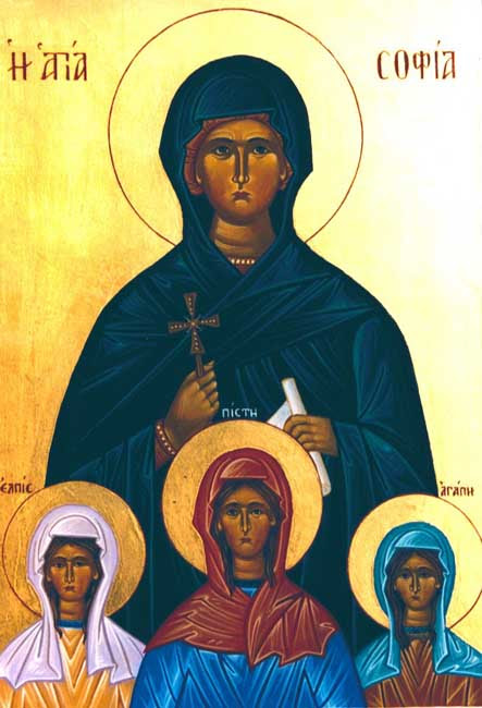 IMG ST. SOPHIA and Her Three Daughters