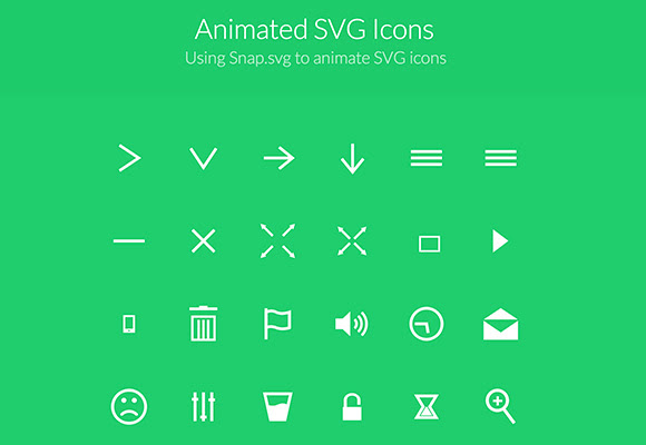 Download Animated SVG icons - Freebiesbug