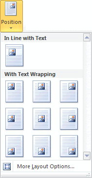 Image Alignment In Word