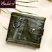 Cheap Contact's Green Women Genuine Leather Wallets Small Female Coin Purse Ladies Gift Anti Rfid Wallets Card Holder Portfel Carteira