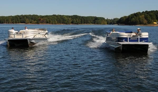 Tap Fins Vs. Lifting Strakes Pontoon &amp; Deck Boat Magazine