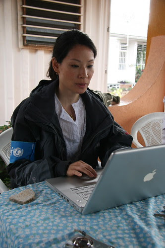 Lucy Liu Blogging for UNICEF from DRC by UNICEF Up Close